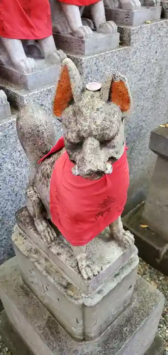 豊川稲荷東京別院の狛犬