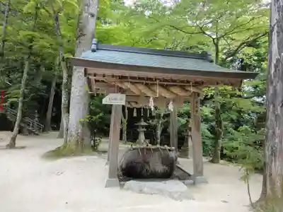 玉作湯神社の手水舎