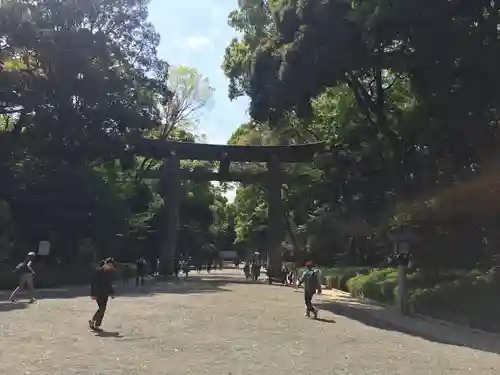 明治神宮の鳥居