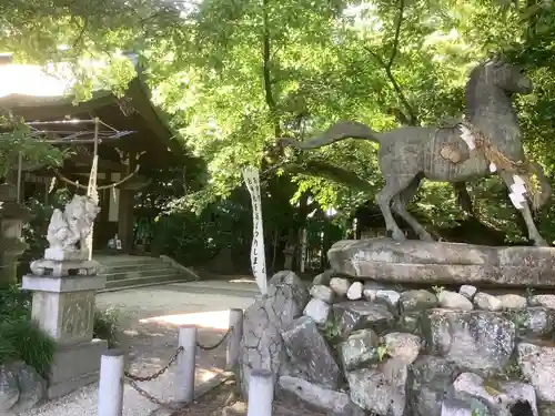 萱津神社の狛犬