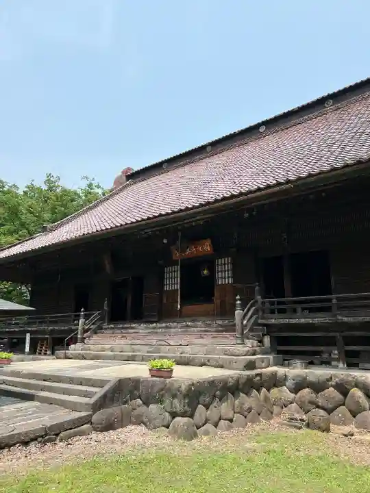 出羽国分寺薬師堂の本殿・本堂