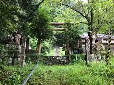 天忍穂別神社の鳥居