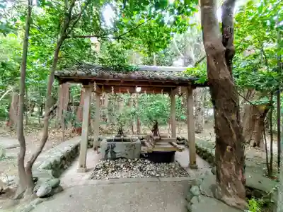 明星神社の手水舎