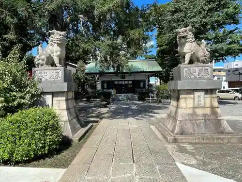 下神明天祖神社の狛犬