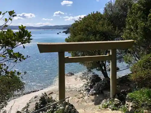 伊射波神社の鳥居