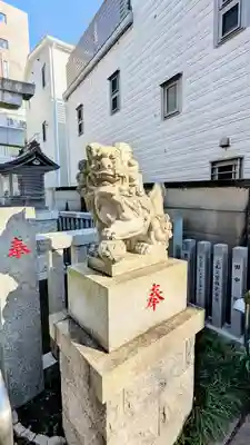 荻窪白山神社の狛犬