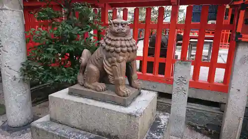 水鏡天満宮の狛犬