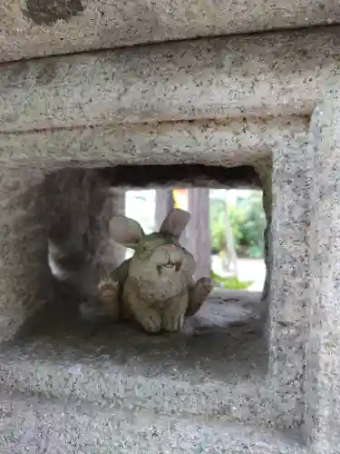 三輪神社の狛犬