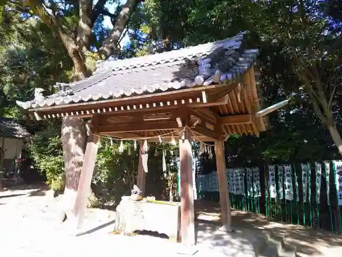 神明社（植神明社）の手水舎