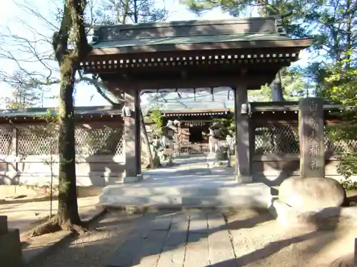 白幡天神社の山門