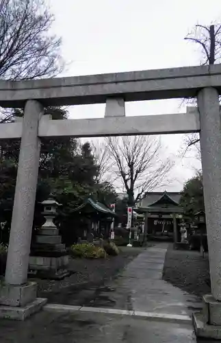 立川熊野神社の鳥居