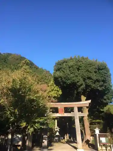 高麗神社の鳥居