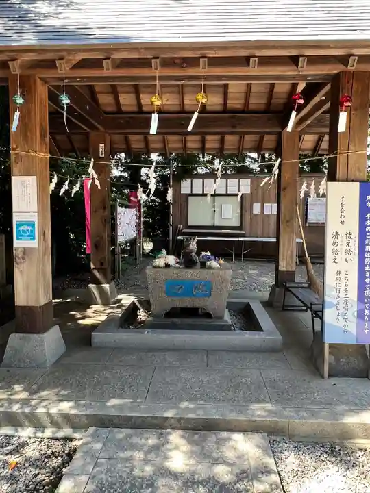 滑川神社 - 仕事と子どもの守り神の手水舎