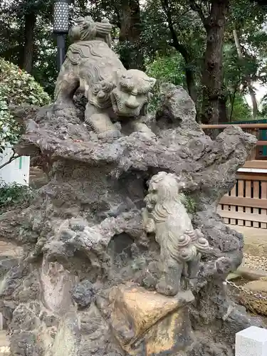 平塚神社の狛犬