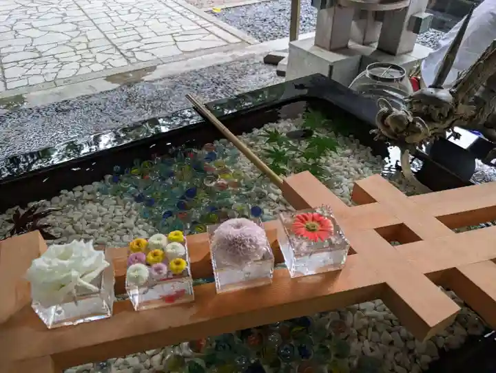 帯廣神社の手水舎