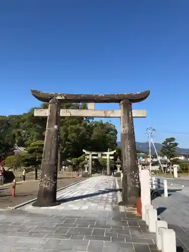 岡山神社の鳥居