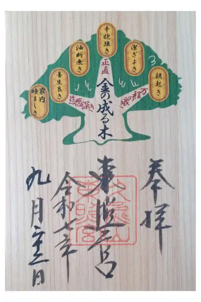 久能山東照宮の御朱印