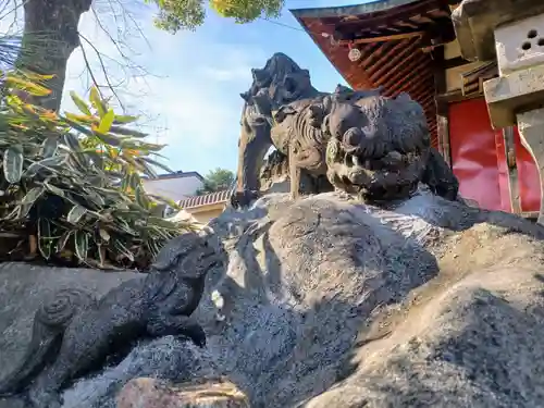 宿氷川神社の狛犬