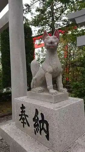 正ノ木稲荷 稲積神社の狛犬