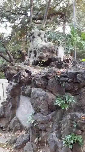 赤坂氷川神社の狛犬