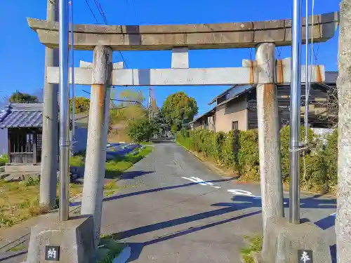 八幡社（下東川）の鳥居