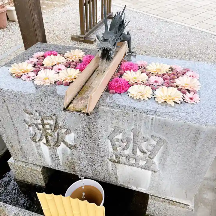 川越八幡宮の手水舎