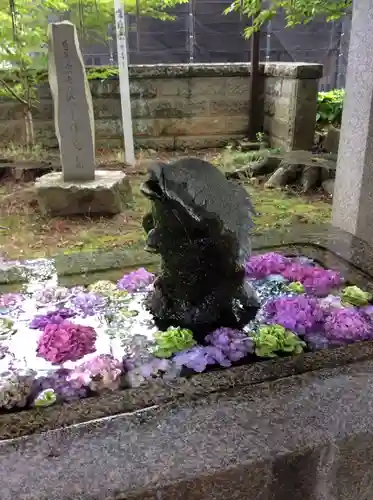 神炊館神社 ⁂奥州須賀川総鎮守⁂の手水