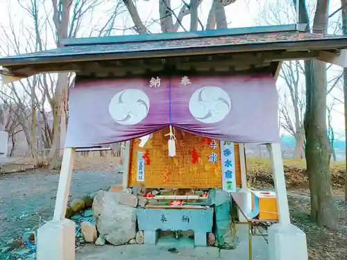 星置神社の手水舎