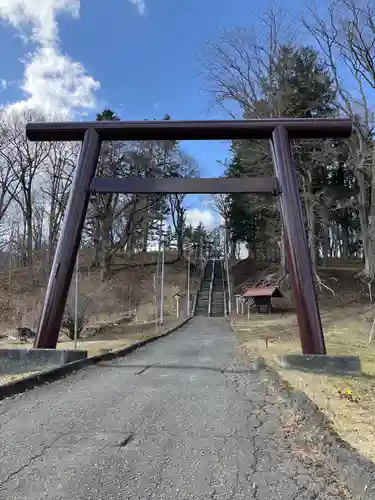 穂別神社の鳥居