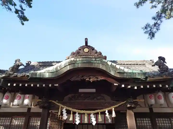 手筒花火発祥の地 吉田神社の本殿・本堂