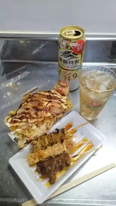 旗岡八幡神社の食事