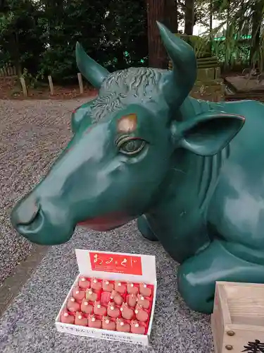 朝日森天満宮の狛犬