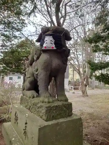 北広島市総鎮守　廣島神社の狛犬