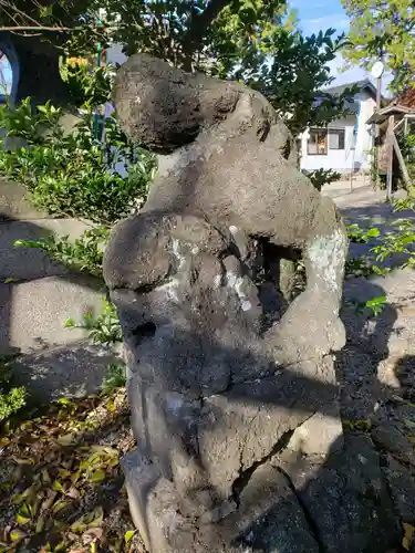 伏木神社の狛犬