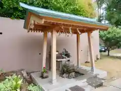 下神明天祖神社の手水