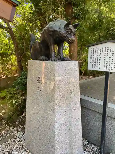 稲毛神社の狛犬