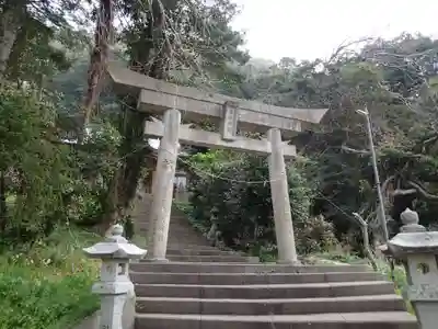 雷命神社の鳥居