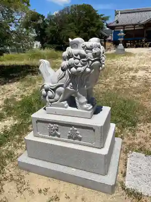 大窪八幡宮の狛犬