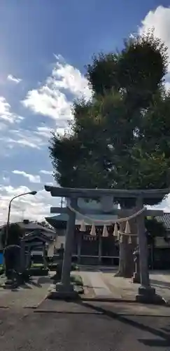 小向三輪神社の鳥居