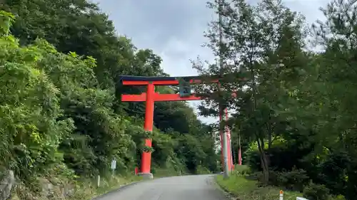 上沼八幡神社の鳥居