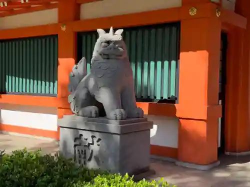 千葉神社の狛犬