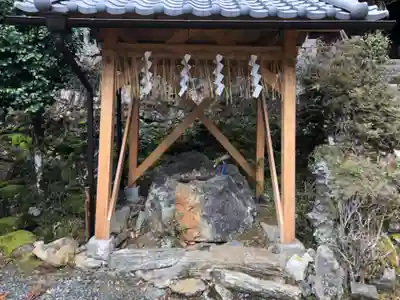 清瀧宮(西笠取清瀧宮)の手水舎