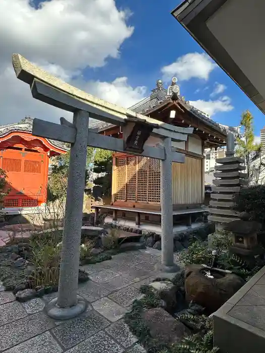 大覚寺の鳥居