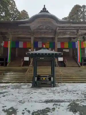 箟峯寺の本殿・本堂