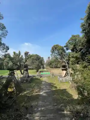 大尾神社の周辺