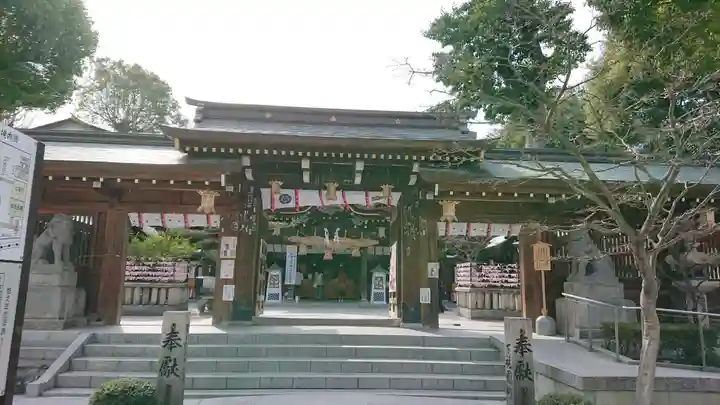 櫛田神社の山門・神門