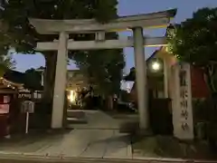 麻布氷川神社の鳥居