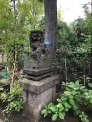 溝口神社の狛犬
