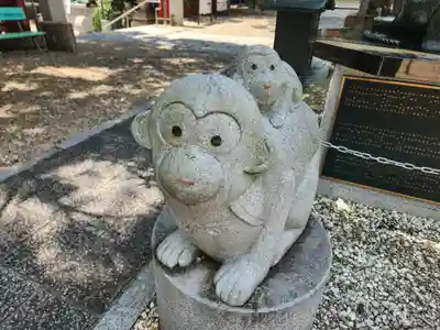 綱敷天満神社の像