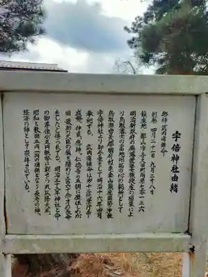 宇倍神社の歴史